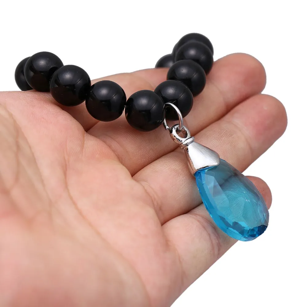 Женские и мужские браслеты из аниме мастера меча онлайн|bangle jewelry|onyx bead braceletbead bracelet