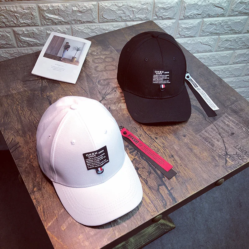 Корейская Новая бейсбольная кепка с длинным поясом и буквенным принтом для мужчин и женщин, модная кепка, Весенняя и Летняя мужская бейсболка для влюбленных на открытом воздухе