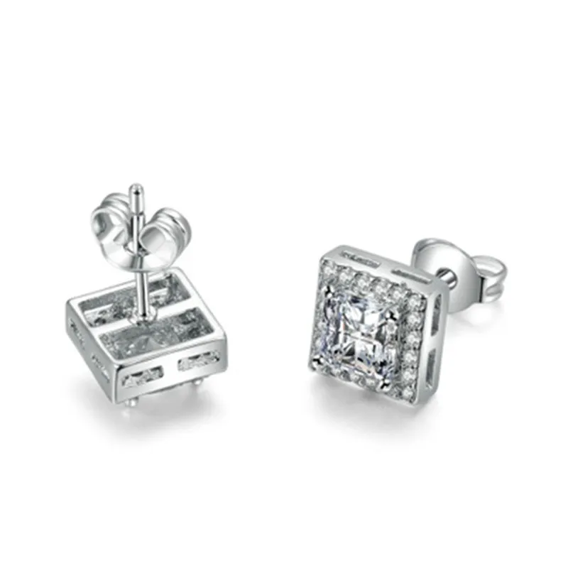 

PISSENLIT Women Jewelry Statement Stud Bride Earrings pendientes mujer moda 2019 White Rhinestone Korean Jewelry Earring brincos