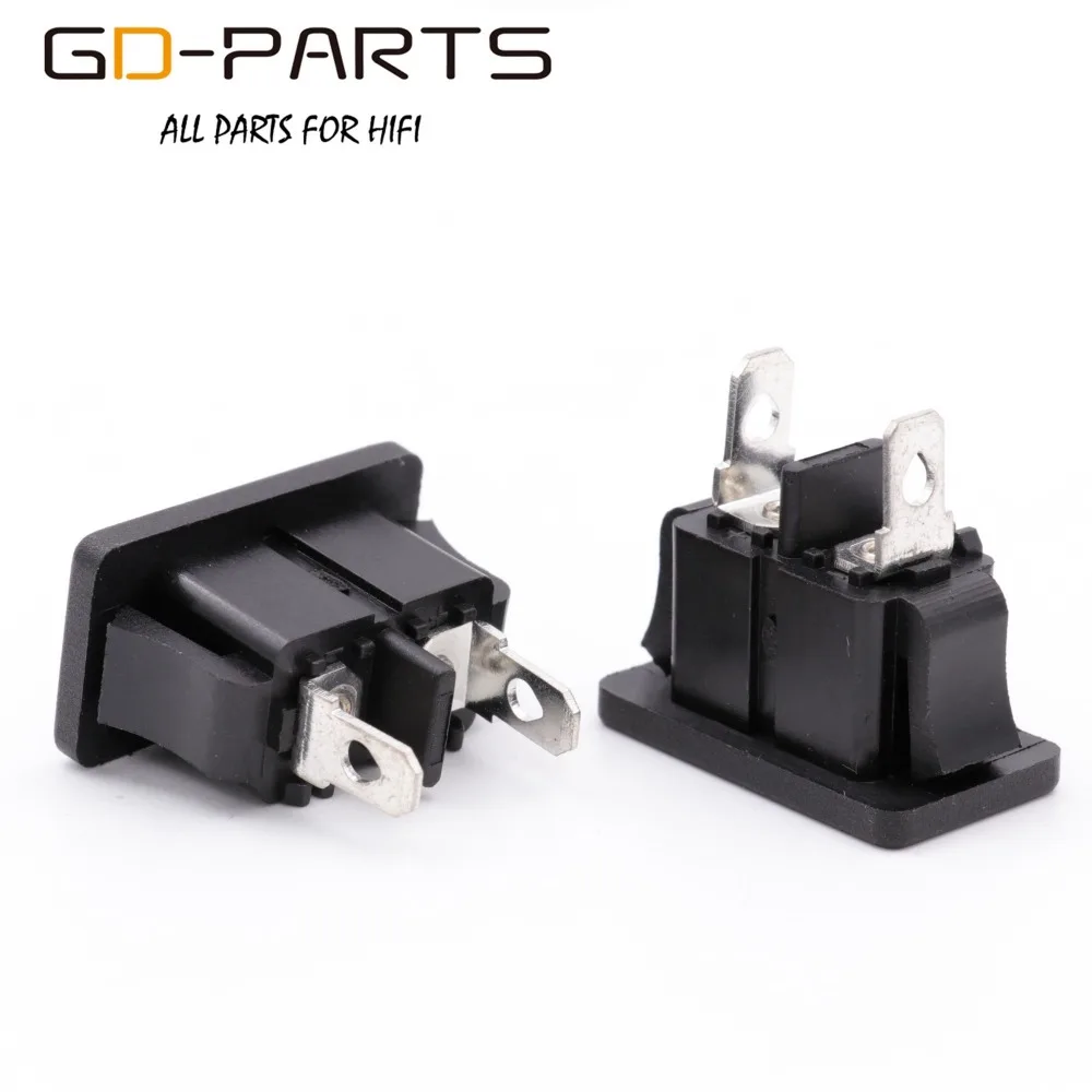 GD-PARTS IEC320 C8 оснастки в сети AC Разъем питания Электрический разъем питания розетка шнур питания на входе AC250V 2.5A CCC CE