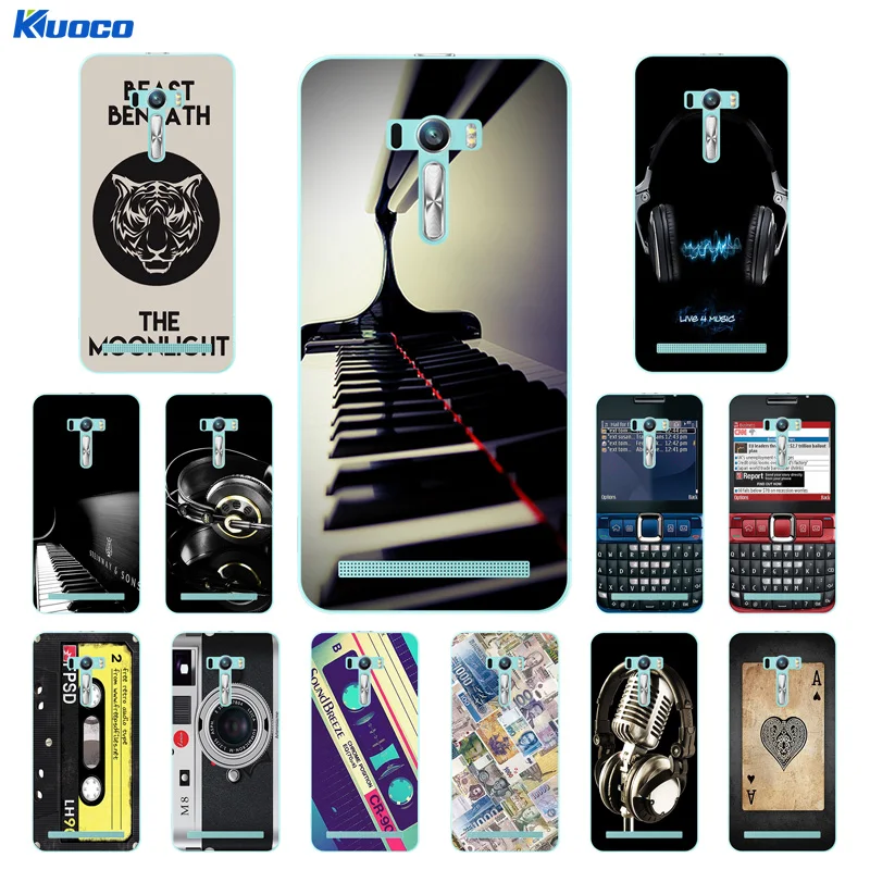 for Asus ZenFone Selfie ZD551KL Ultra Thin Slim Cover Life Printing Soft TPU Back Case Bags |