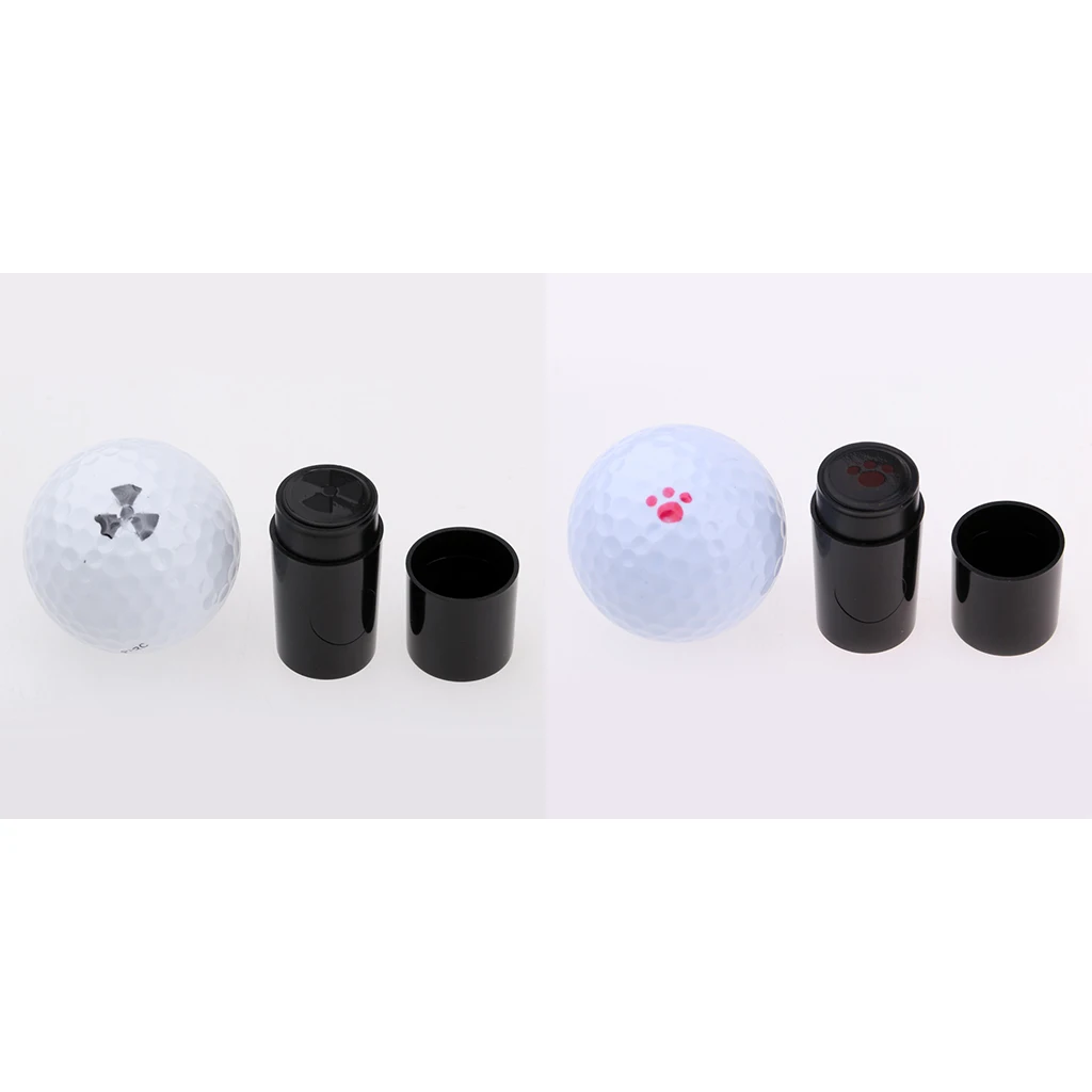 Set of 2Pcs  Plastic Windmill Paw Print Golf Ball Stamper Stamp Marker for Golfer