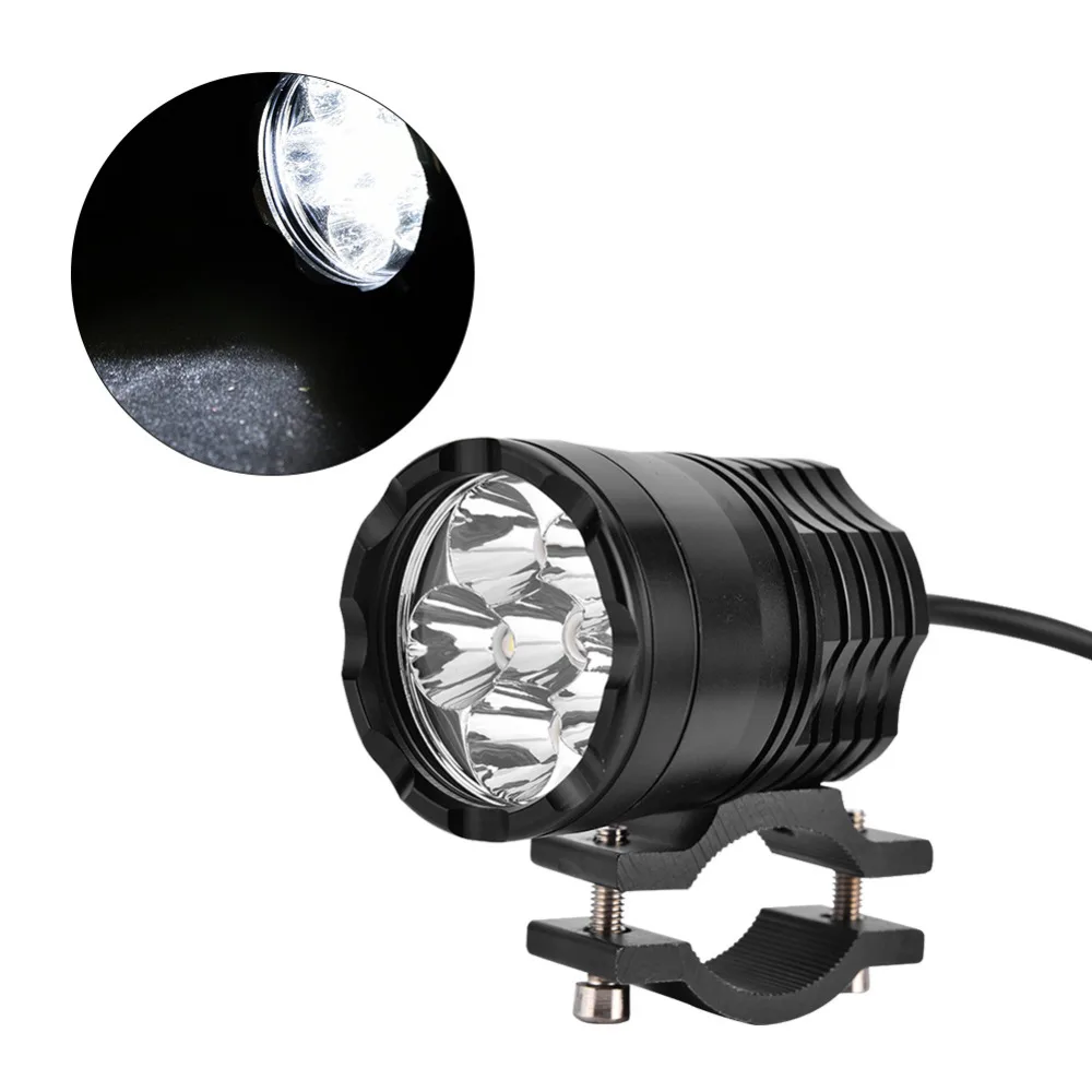 

Motorcycle LED Headlights Auxiliary Lamp Motorbike Front Spotlight Motor DRL Fog Spot Head Light Lamps Accessories DC 12-80V 60W