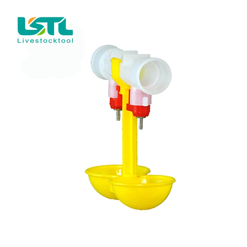 4 Pcs Chicken Nipple Drinkers Automatic Waterer Chick Feeder