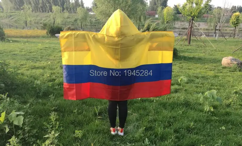 

Colombia Flag Cape Body Flag Banner New 3x5ft 150x90cm Polyester Fans Flag Cape, free shipping