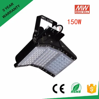 

56w 112w 168w 224w 336w 500W Led Floodlights IP65 120 degree adjustable led tunnel light 85-277v meanwell driver Free Shipping