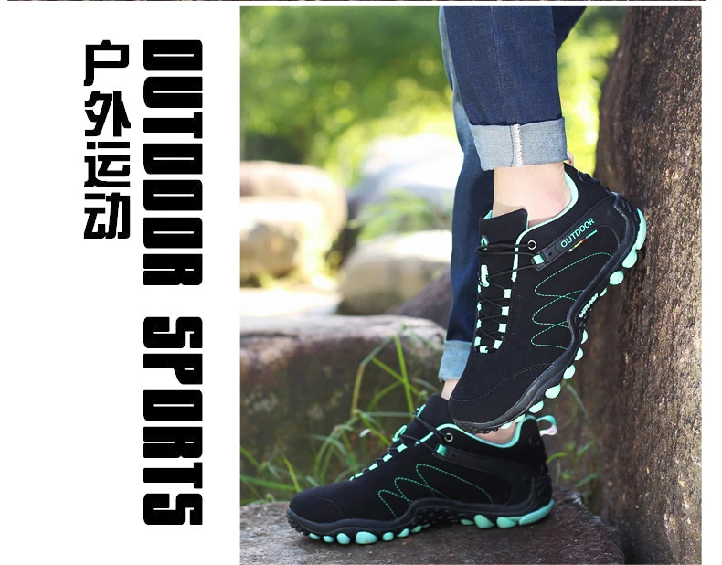 Весенняя походная обувь для мужчин и женщин; водонепроницаемая обувь; износостойкая обувь для альпинизма; кожаная спортивная обувь; треккинговые ботинки