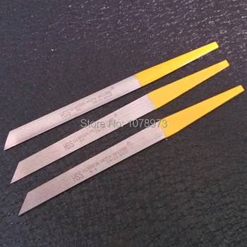 

Free Shipping Jewelry Engraving Tool Flat Edge HSS Graver Tools 5pcs/lot