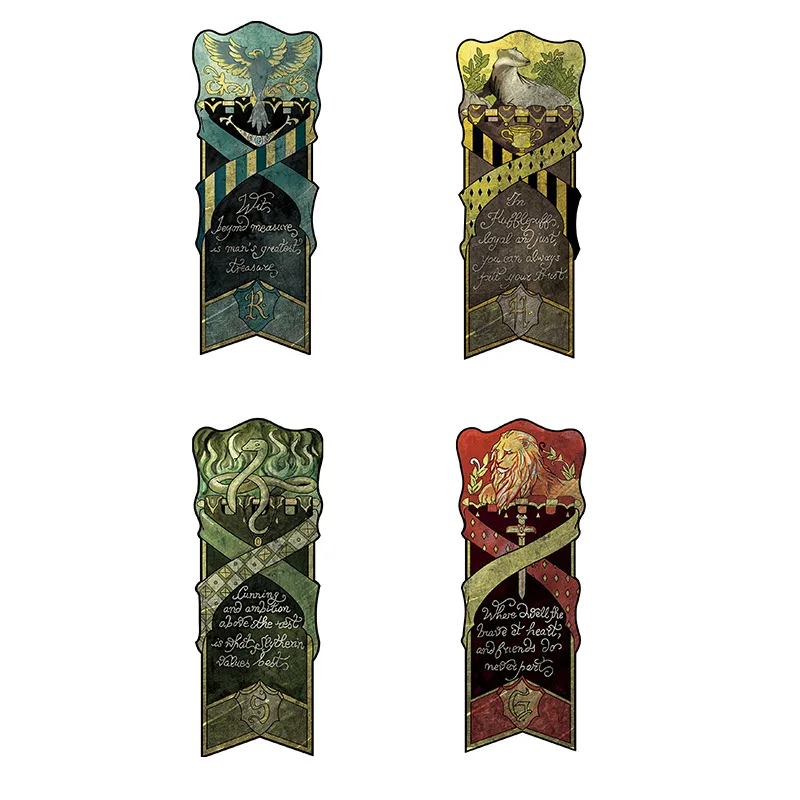 

4pcs Pack Gryffindor College Flag Banners Harry Birthday Party Fans
