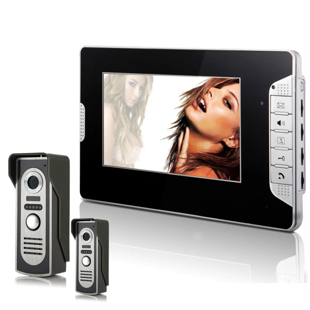 Video Doorbell 7 Inch Color font b TFT b font font b LCD b font Video