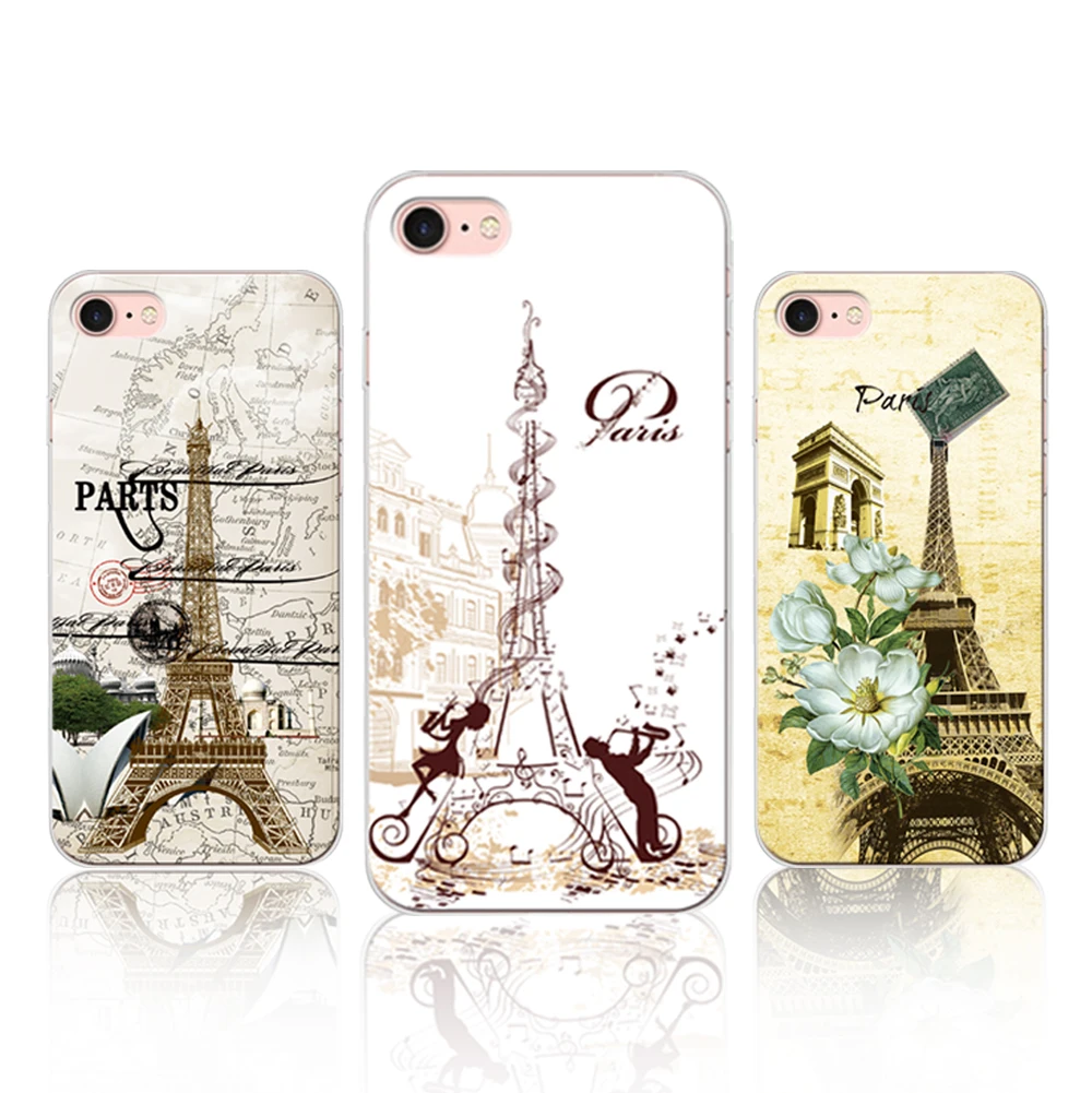 Paris Eiffel Tower Phone Case For Apple iPhone 7 7plus 6s 6 6plus 5s 5