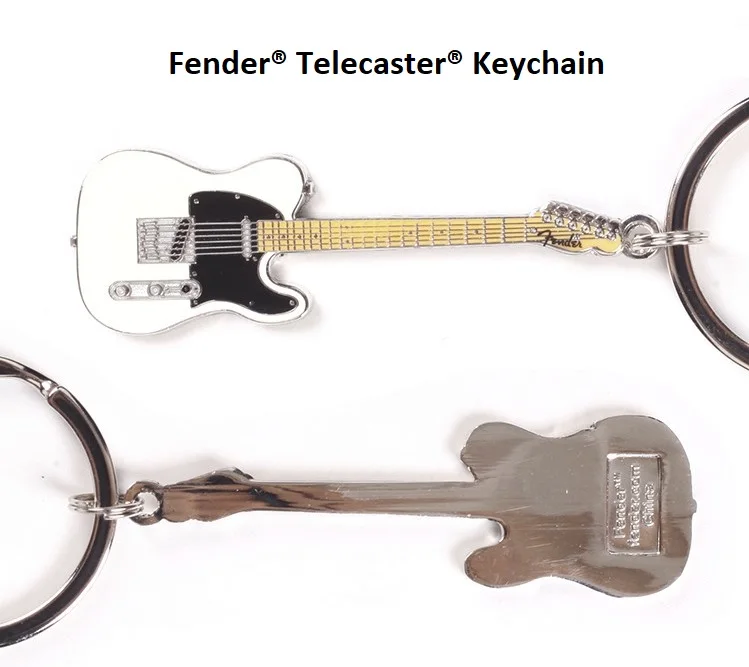 Fender Гитара Металлический Брелок-Telecaster Stratocaster Fender логотип, подлинный Fender продукты