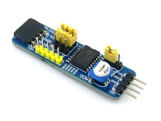 PCF8591 AD DA плата модуль 8 битный A/D/A конвертер с разъемом I2C регулируемый резистор