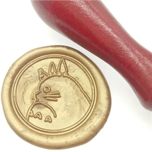  Totoro Big Cat Cute Wax Seal Stamp Kit Wedding Invitation Sealing Wax Stamp Kits Custom Wax Seal Pa - 32861164959
