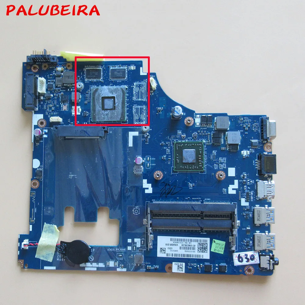 Материнская плата PALUBEIRA VAWGA/GB LA-9911P для ноутбука lenovo G505, материнская плата E1U DDR3, тестовая работа