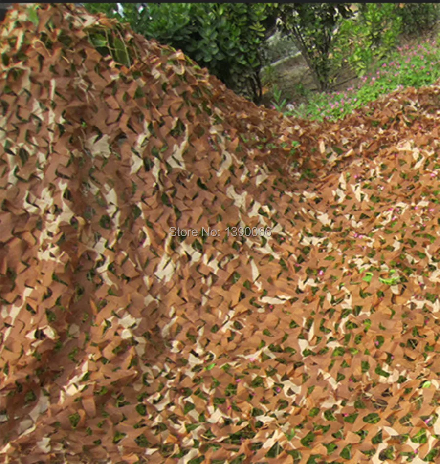 

Army Style Desert Camo Netting 4x8m Outdoor Hunting equipment Camouflage net Tent Car Drop netting Sunshades