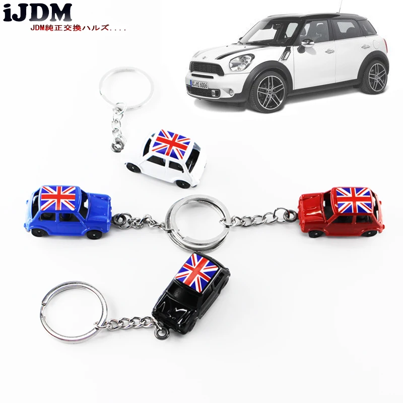 1 шт. красный 1: 60 классический Юнион Джек для MINI Cooper литой брелок для ключей, для MINI COOPER F55 F56 R55 R56 R60 R61