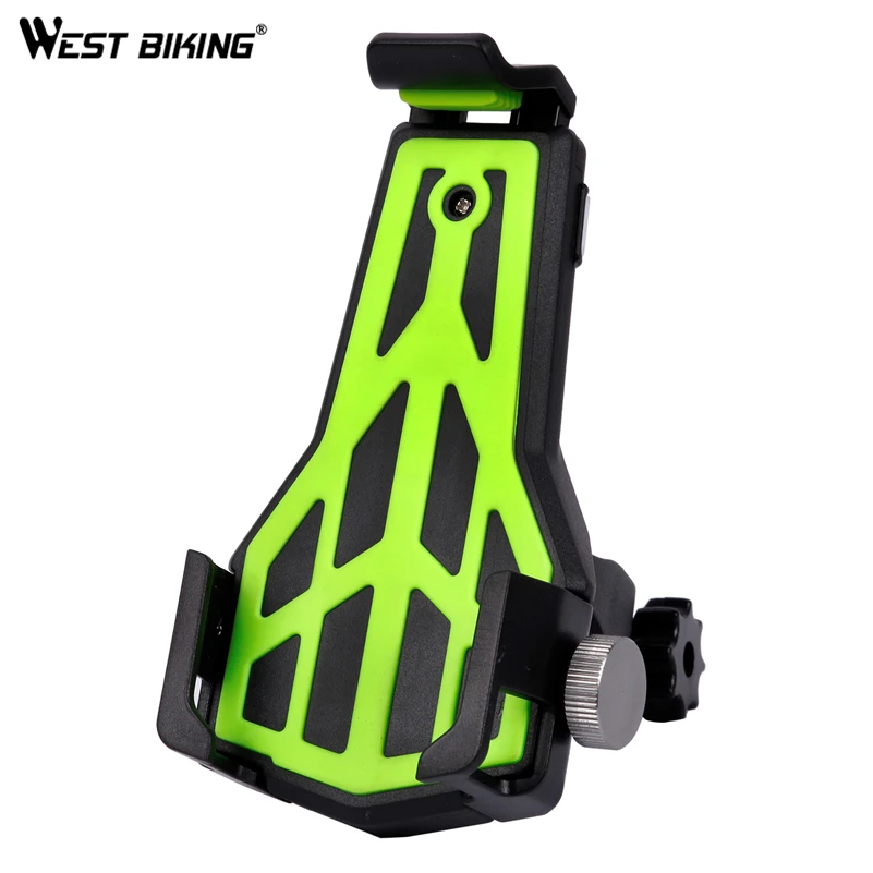 

WEST BIKING MTB Bike Mobile Phone Holders 360 Degrees Rotate Stands Mount Suit for all Phones Support Bicycle Handlebar