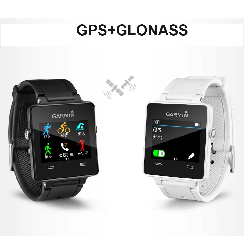 Оригинальные gps часы Garmin vivoactive, для плавания, гольфа, верховой езды, gps, умные часы, водонепроницаемые цифровые часы, спортивные часы