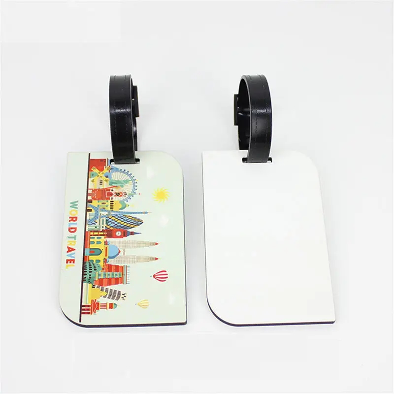 

mdf wooden luggage tags for sublimation with hole heart transfer printing blank Travel luggage tag consumables 006 20pcs/lot