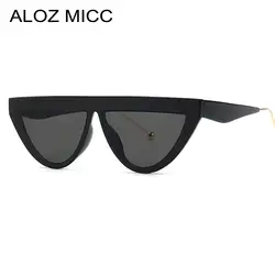 ALOZ MICC стимпанк очки Для мужчин круглый дизайнер Панк Металл Солнцезащитные очки Для женщин Óculos Ретро панк очки UV400 Q169