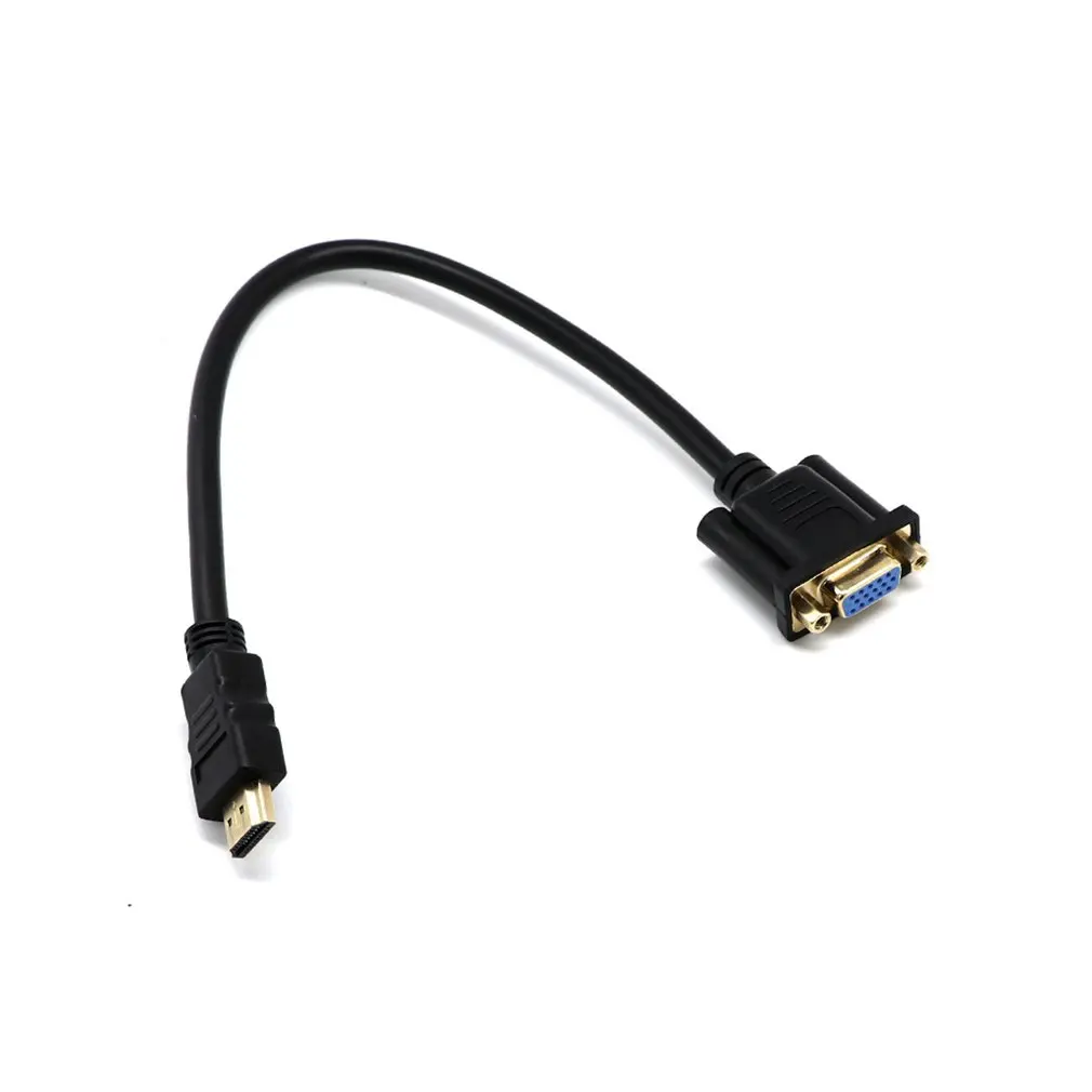 Кабель преобразователь HDMI VGA для ПК ноутбука планшета 0 3 м адаптер высокого
