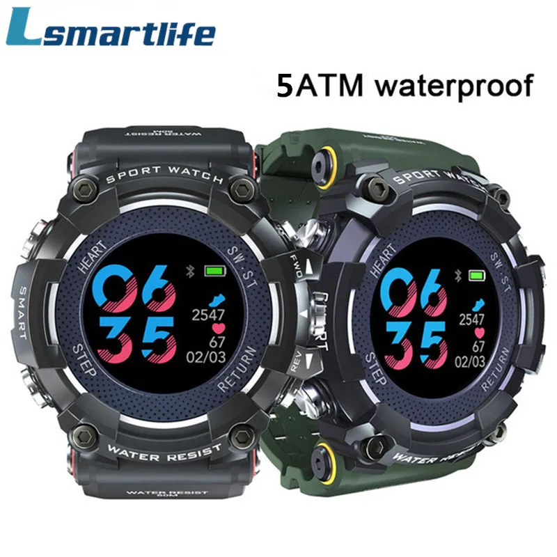 

MX16 Sport Smart Watch Professional 5ATM Waterproof Bluetooth Call Reminder Digital Men Clock SmartWatch For ios and Android