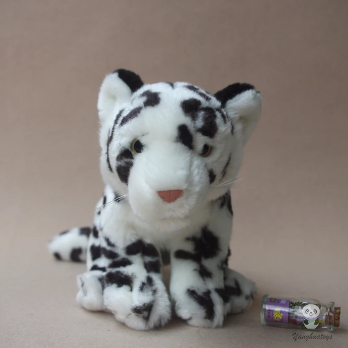 large snow leopard soft toy