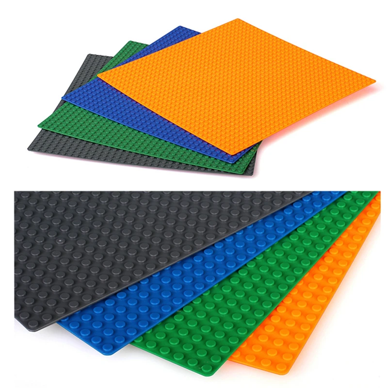 1PC Big Blocks Base Plate 34 34 Dots 27 27cm Baseplate Compatible with figures building Bricks
