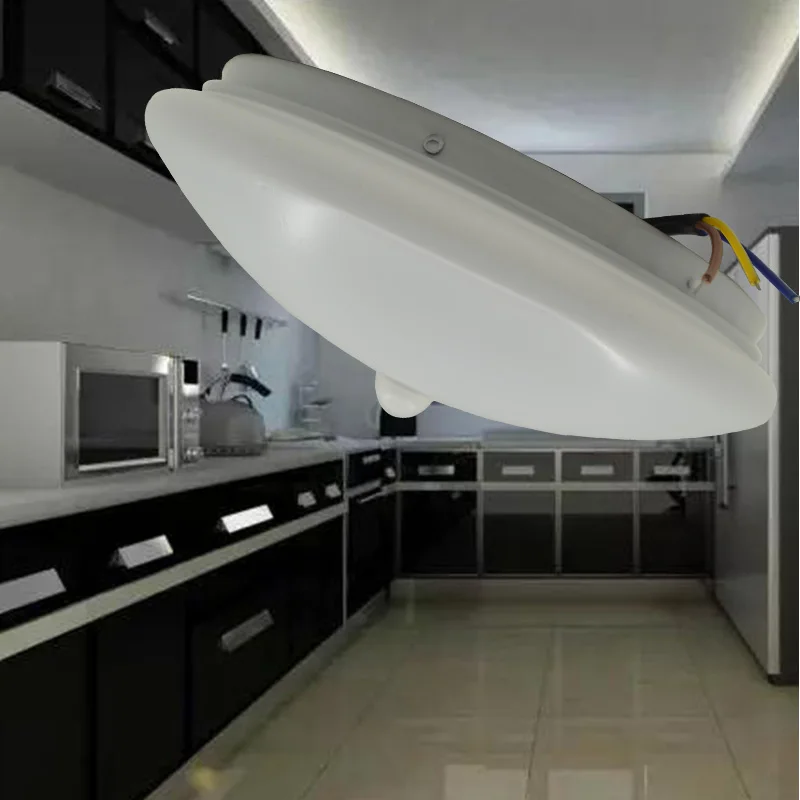 GLW PIR светодиодный потолочный светильник 12 вт 18 вт lamparas de techo 220 в 110 в для кухни светильник теплый белый холодный белый светильник с датчиком движения