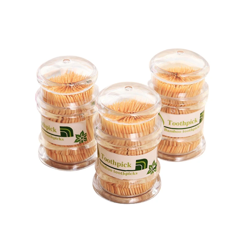

300pcs/Box Creative Natural Health Double Available Bamboo Toothpicks Home Hotel Disposable Fruit Pick