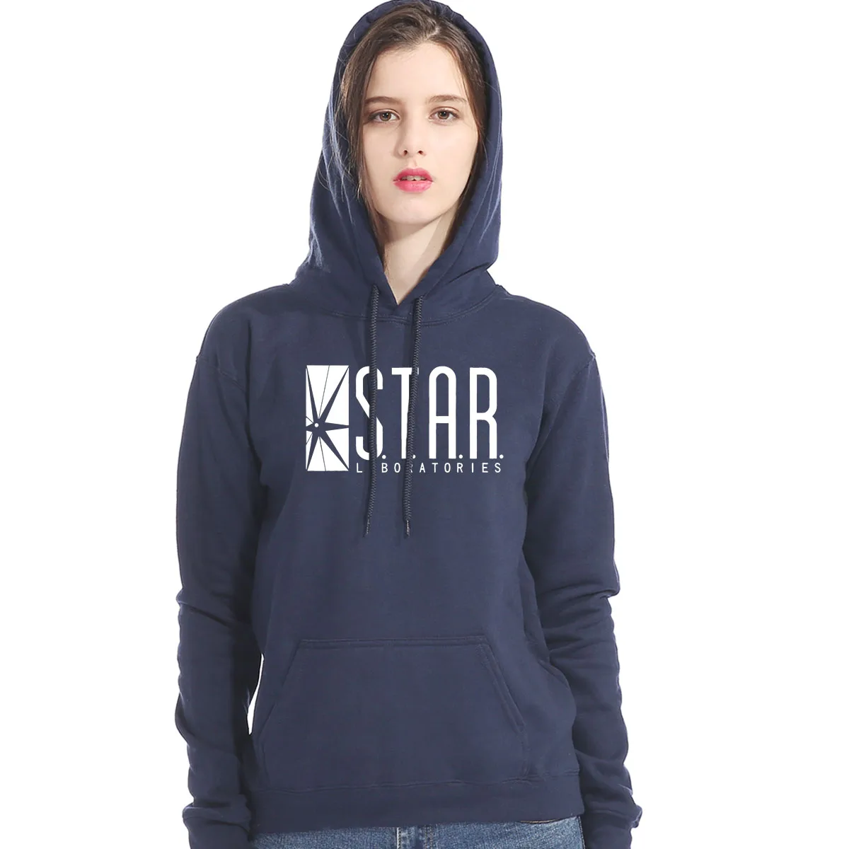 

STAR S.T.A.R Labs Fashion Hoodies For Women 2019 Spring Winter Fleece Pullover Sweatshirt Brand Clothing Kawaii Casual Tracksuit