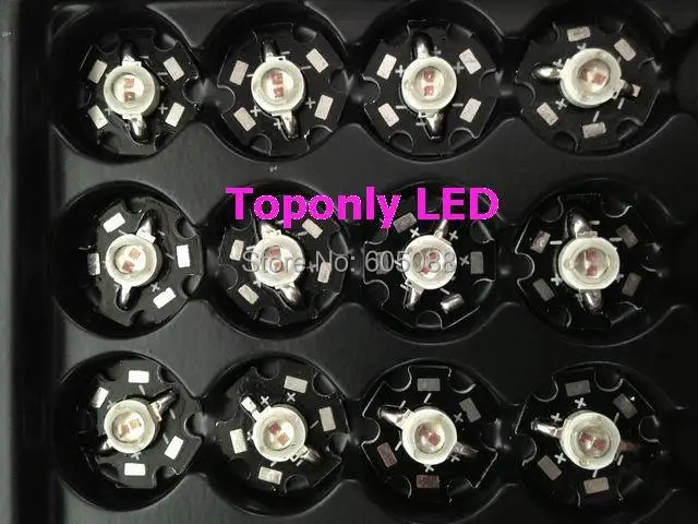 

5w 620-630nm red color high power led diodes bulb lamp with 20mm pcb 200-220lm DC2.4-2.8v 1400mA 240pcs/lot DHL free shpping