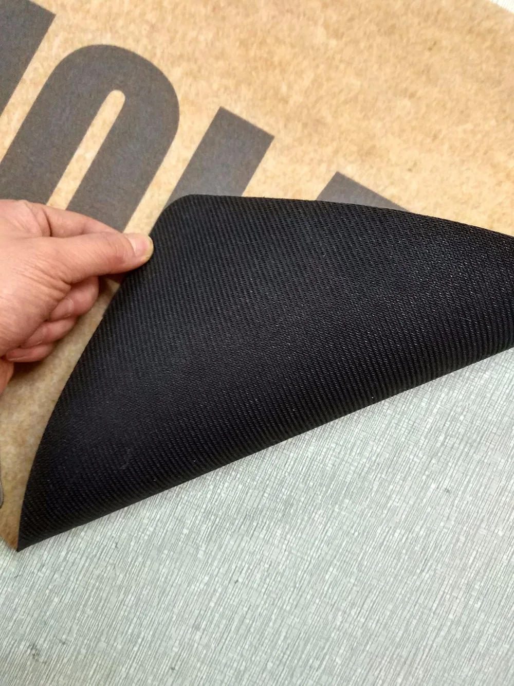  One piece Customized Design Funny Letters Printed Welcome Door Mat Tapete Hallway Kitchen Floor Mat