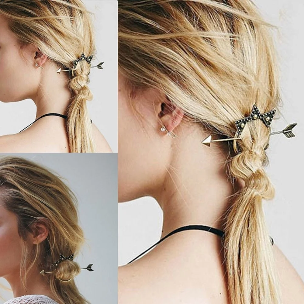 Simple Hairstyle Beautiful Girl Hair Clasp Hair Combs Personalized