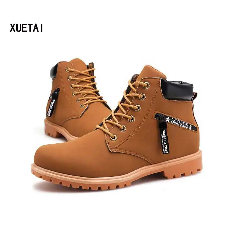 

Suede Leather Men Boots Man Shoes Ankle Boot Men's Retro Fashion Boots Chaussure Male Work Shoe Footwear