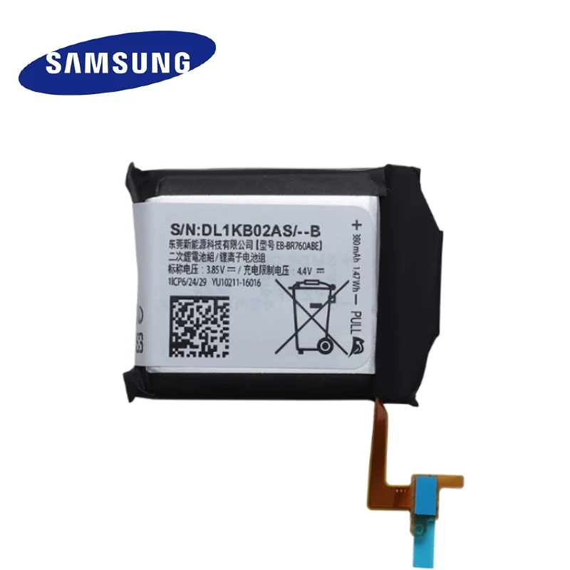 EB-BR760ABE 380mAh Original Battery For Samsung Gear S3 Frontier Gear S3 Classic SM-R760 SM-R770 SM-R765 with Professional Tool