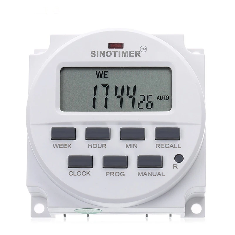 

LCD Power Digital DC 12V Weekly 7 Days Programmable Time Switch Multipurpose Timer Switch Relay Timer