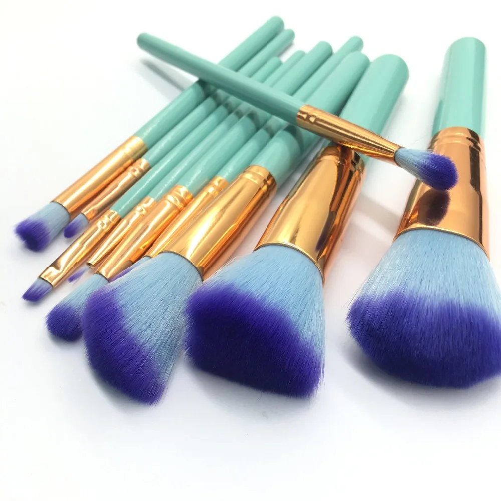 

10 Pcs Makeup Brushes Set Makeup Brushes Set Eye Shadow Foundation Powder Make Up Brush Kit Makeup Tool Set