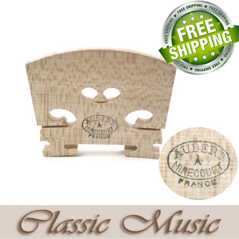 Настоящий мостик для скрипки Aubert 4/4 &quotmiretourt&quot изготовленный во Франции.|violin