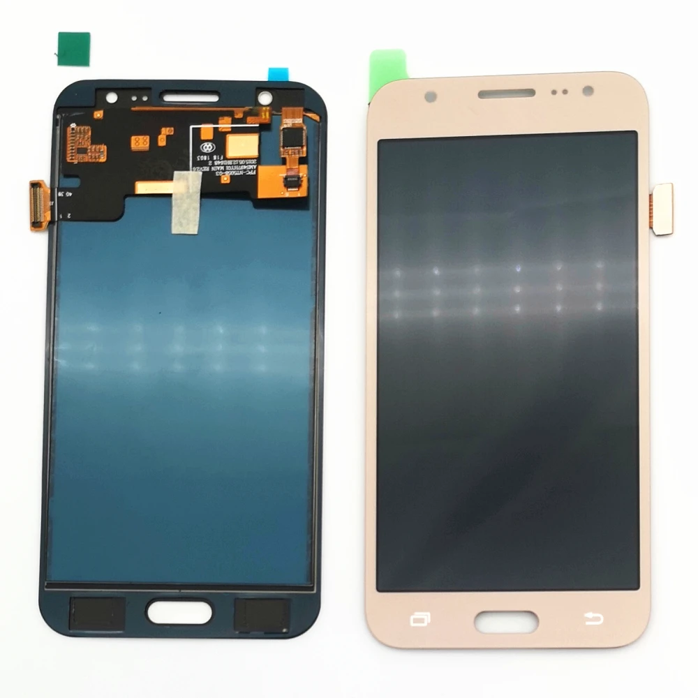 Baratos Puede ajustar el brillo de pantalla LCD para Samsung Galaxy J5 2015 j500 J500F J500FN J500M J500H pantalla LCD de montaje de digitalizador con pantalla táctil