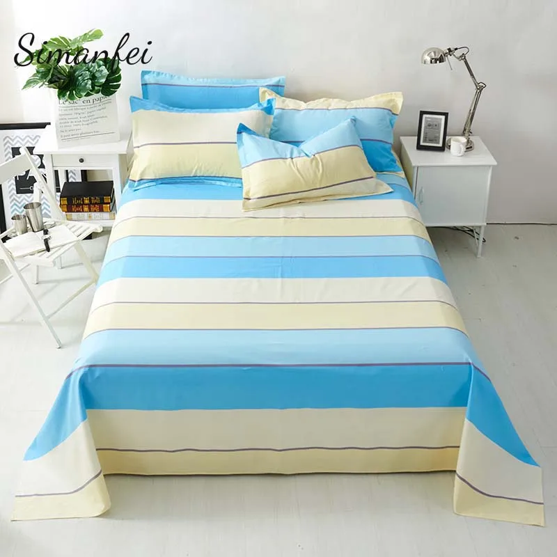 

Simanfei Home Anti-mite Printing Sheet Bedding Linens With Elastic Band Dust Proof Mattress Protector For Bed