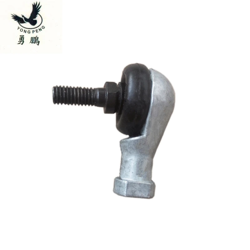 Conector de Cabeça Esférica Peças Cabeça de Ponta Junta Ponta da Haste Furo da Mão Direita mm m6 Macho Aço 90 Graus Sq6rs