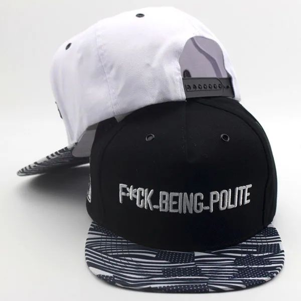 

L Size Korean Style Hat Women New Street Black White Baseball Cap Summer Embroidery F*CK Letter Hip-hop Hat