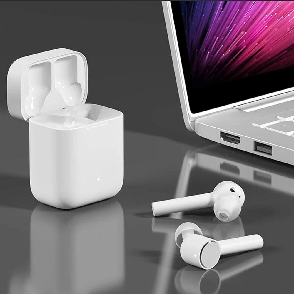 Оригинальные Bluetooth наушники Xiaomi Air беспроводная гарнитура вкладыши с микрофоном