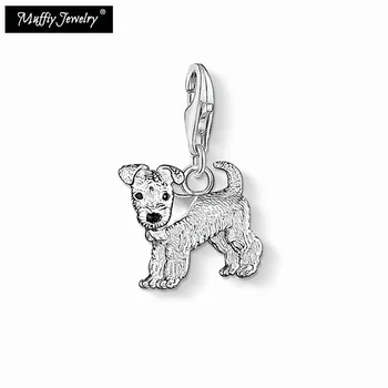 

Small Dog Charm Pendant, 2018 Fashion Good Jewelry For Women Girls Men Boy,Cute Gift In 925 Sterling Silver Fit Bag Bracelet --