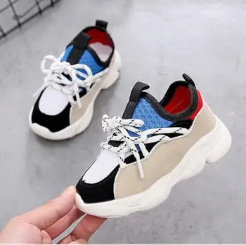 

New Children Shoes For Girls Boys Sneakers Kids Air Mesh Breathable Sport Shoe Baby Toddler Outdoor Sneakers 21-30