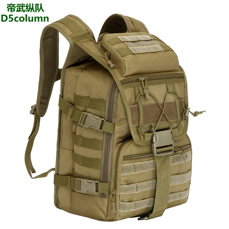 

D5column Large Capacity Leisure Oxford Nylon Men 3D Attack Backpacks High Quality Military Tactics Army Camouflage Bag Backpack