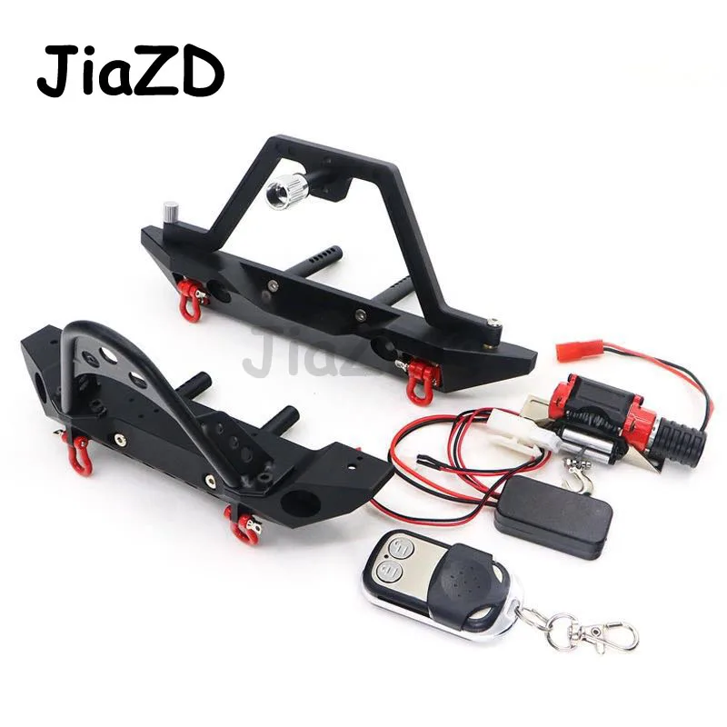 Trx4 TRX-4 металлический передний и задний бампер для 1:10 RC Crawler Car Axial SCX10 &amp II 90046 90047 S123