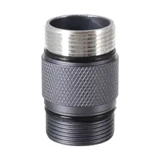 18350 Battery Body Tube for Convoy S2+ Gray LED 24mm Diameter Flashlight